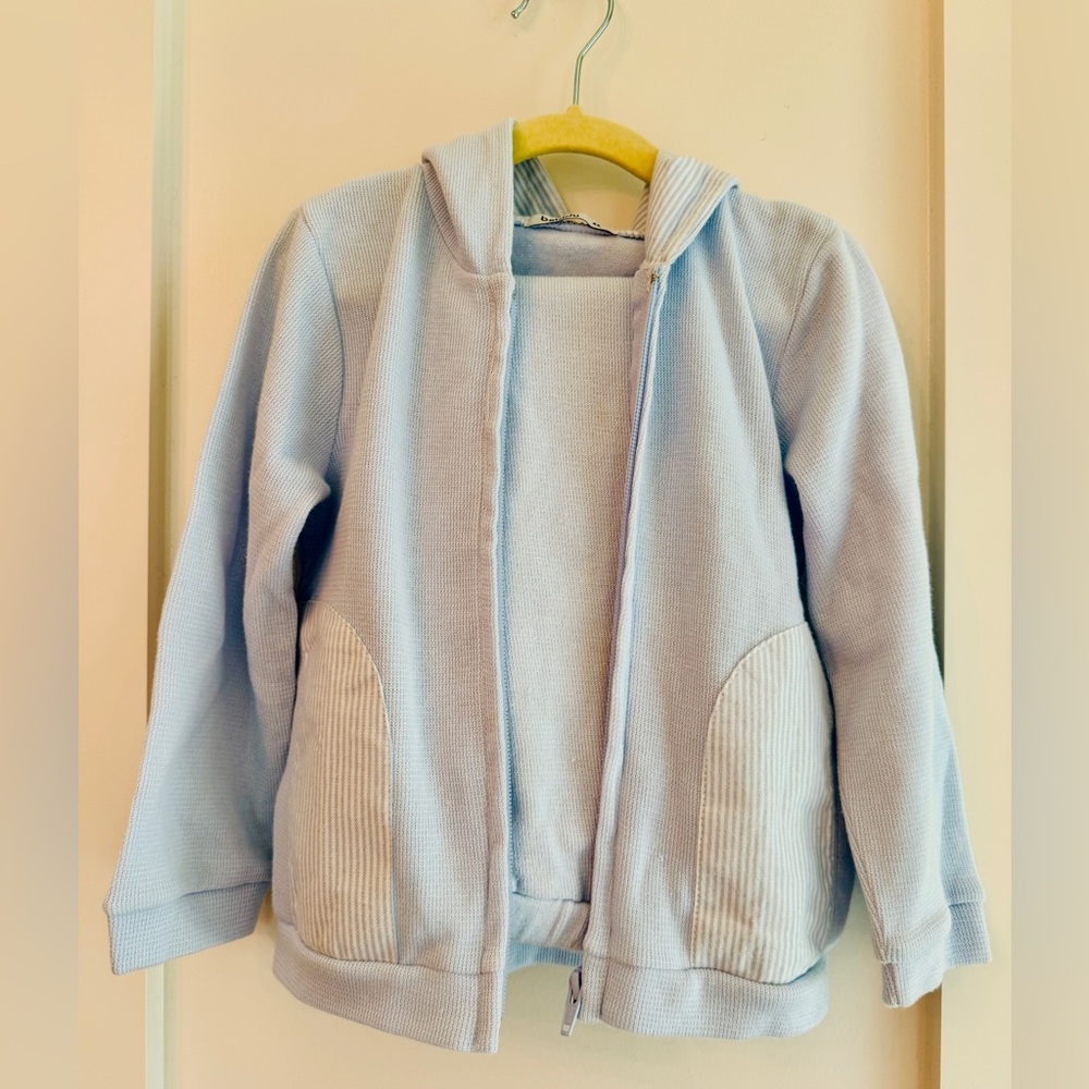 babidu sweater set - baby blue
